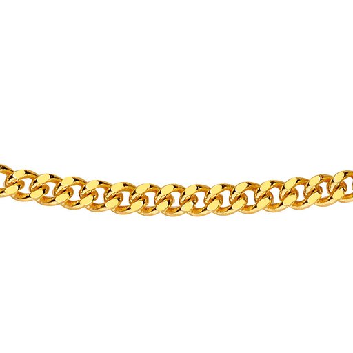 Kultainen riipusketju, panssari 1,2mm 42+3cm
