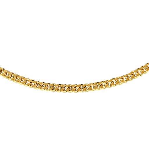 Kultainen panssarikaulaketju 4,2mm 50cm