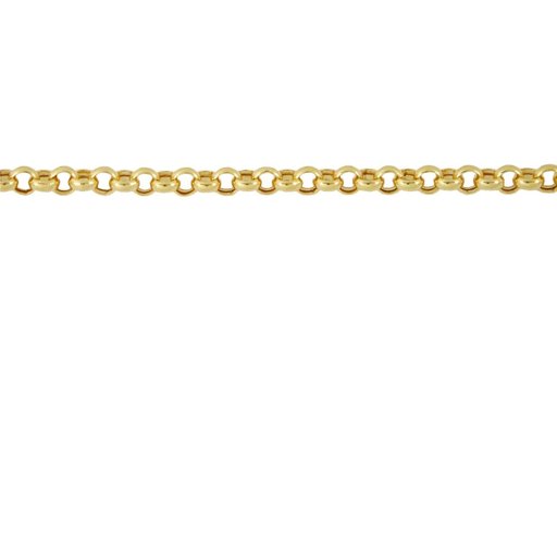Kultainen kaulaketju, papu 4,2mm 45cm