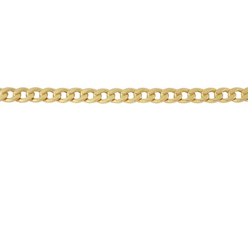 Kultainen panssarikaulaketju 4,8 mm 45cm