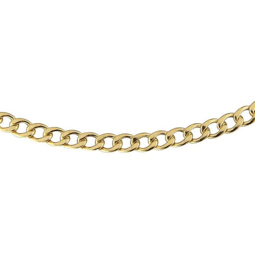 Kultainen panssarikaulaketju 4,8 mm 50cm