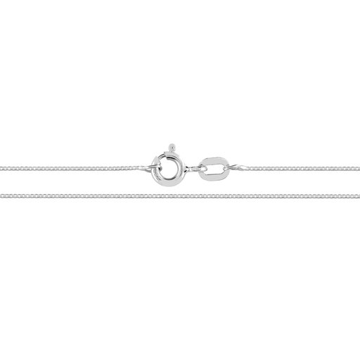 Valkokultainen riipusketju, venetsia 0,5mm 48+2cm