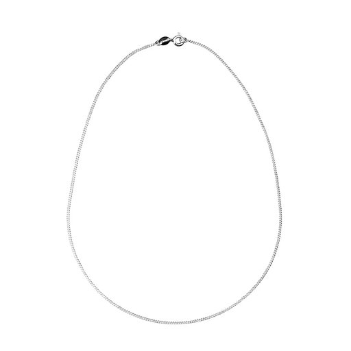 Panssariketju hopea, 45cm 1,1mm