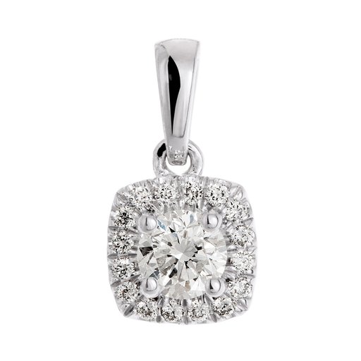Story of Love New York timanttiriipus yht. 0,37ct 14K valkokulta