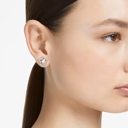 Swarovski Stella korvakorut, ruusukulta