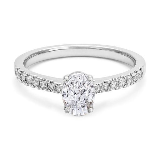 Fenia Electra labotatoriotimanttisormus yht. 0,63ct 18K valkokulta