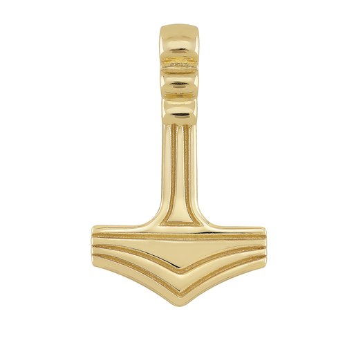 Kultainen riipus, viikinki vasara, 14k keltakulta