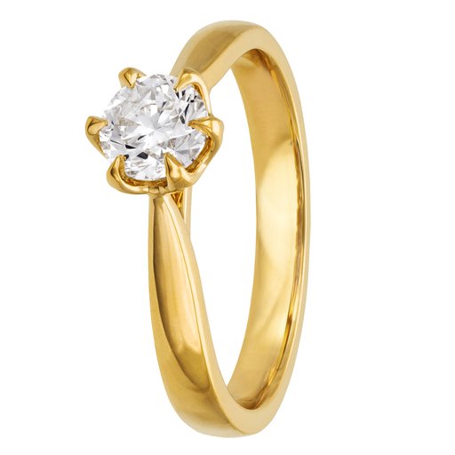 Story of Love Capri timanttisormus 0,50ct 18K keltakulta