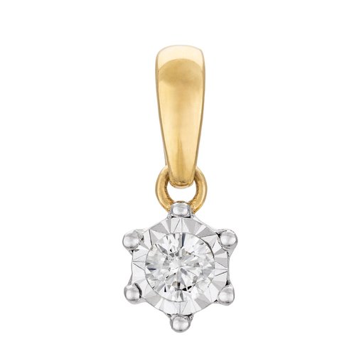 Timanttiriipus 0,09ct 14K keltakulta