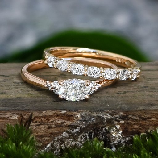 Princess Olivia timanttisormus yht. 0,35ct 14K keltakulta