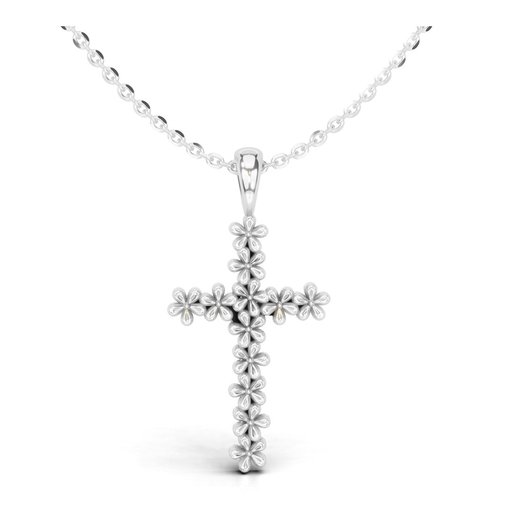 Tarkkanen Juuret hopeinen risti kaulakoru
