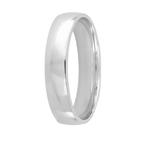 Story of love Santorini kihlasormus 4 mm 14k valkokulta