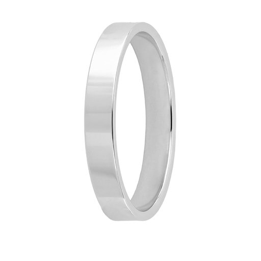 Story of love Mauritius kihlasormus 3 mm 14k valkokulta