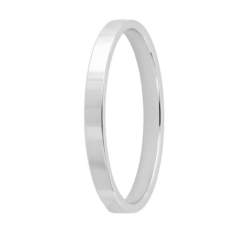 Story of love Mauritius kihlasormus 2 mm 14k valkokulta