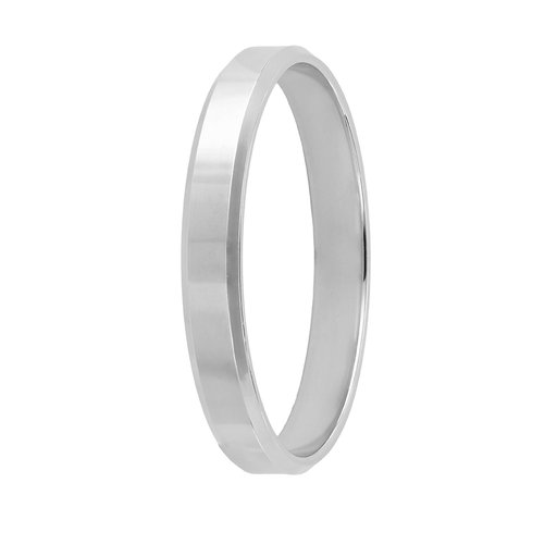 Story of love Tahiti kihlasormus 3 mm 14k valkokulta