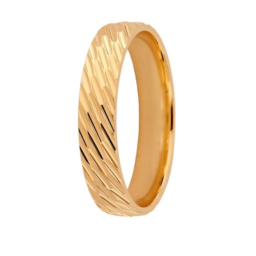 Story of love Barbados kihlasormus 4 mm 14k keltakulta
