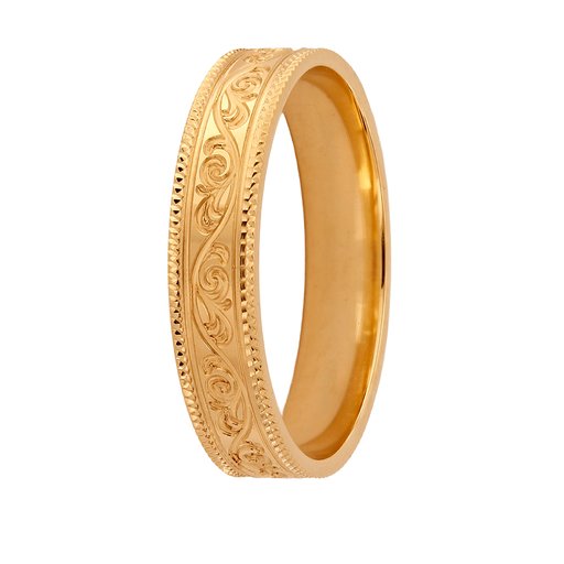 Story of love Seychelles kihlasormus 4 mm 18k keltakulta