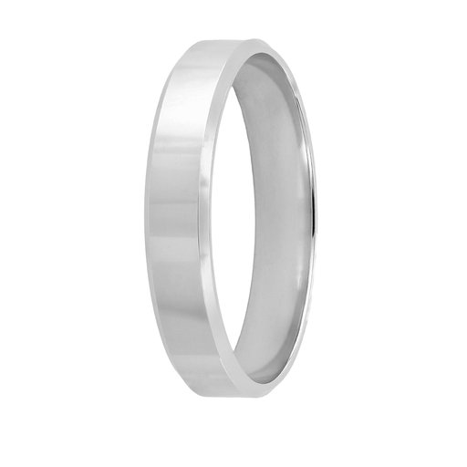 Story of Love Tahiti kihlasormus 4 mm 18k valkokulta