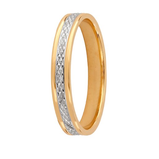 Story of love Sardinia kihlasormus 3 mm 18k keltakulta