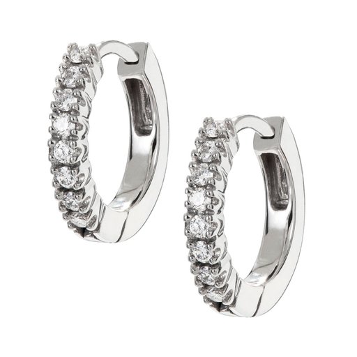 Timanttikorvakorut yht.  0,20ct 14K valkokulta