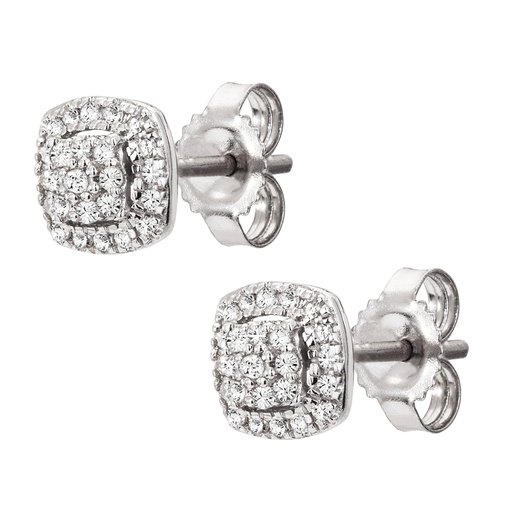 Timanttikorvakorut yht. 0,15ct 14K valkokulta