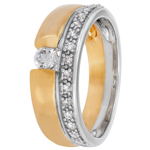 Story of Love Dubrovnik timanttisormus yht.0,30ct kelta/valkokulta