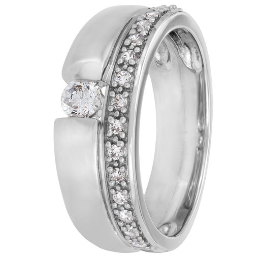 Story of Love Dubrovnik timanttisormus yht. 0,30ct 14K valkokulta