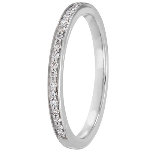 Story of Love Verona timanttisormus yht.  0,11ct 14K valkokulta