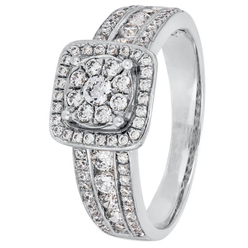 Story of Love Helsinki timanttisormus yht. 0,70ct 14K valkokulta