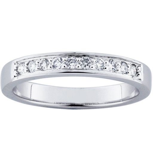 Princess Irene timanttisormus yht. 0,20ct 14K valkokulta