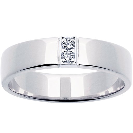 Princess Therese timanttisormus yht. 0,04ct 14K valkokulta