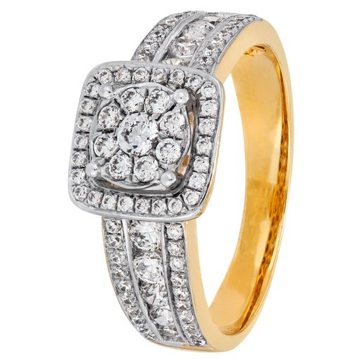 Story of Love Helsinki timanttisormus yht. 0,70ct 14K keltakulta
