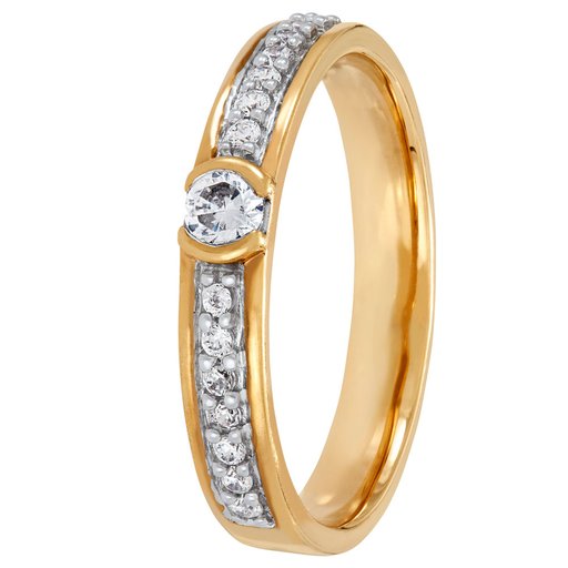 Story of Love Athen timanttisormus yht. 0,21ct 14K keltakulta