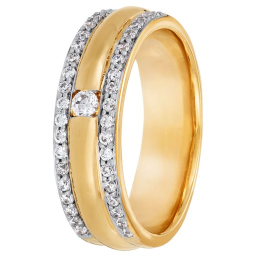 Story of Love Split timanttisormus 0,31ct keltakulta