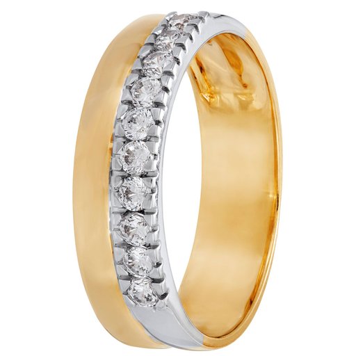 Story of Love Lugano timanttisormus yht. 0,30ct 14K keltakulta