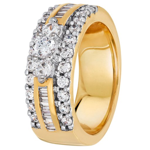Story of Love Las Vegas timanttisormus yht. 1,03ct 14K keltakulta