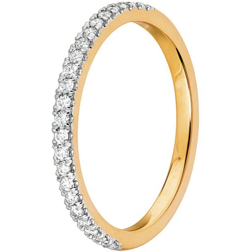 Story of Love Venice timanttisormus yht. 0,18ct 14K keltakulta