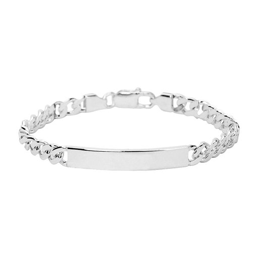 Hopeinen panssariranneketju, laatta 6,5mm