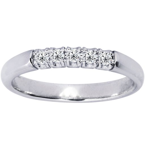 Princess Estelle timanttisormus 0,15ct valkokulta