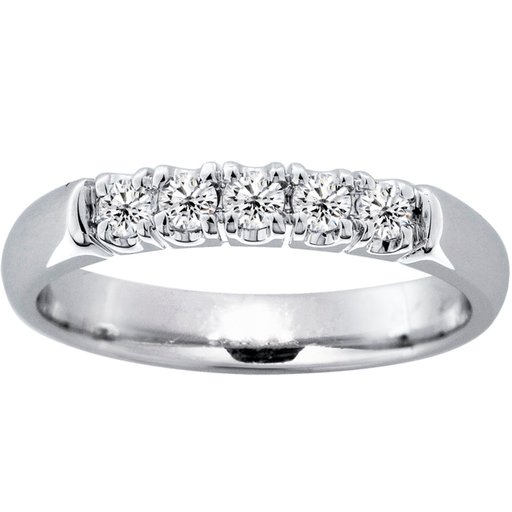 Princess Estelle timanttisormus 0,25ct valkokulta