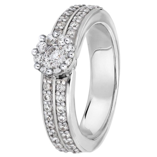 Story of Love Lisbon timanttisormus 0,57ct valkokulta