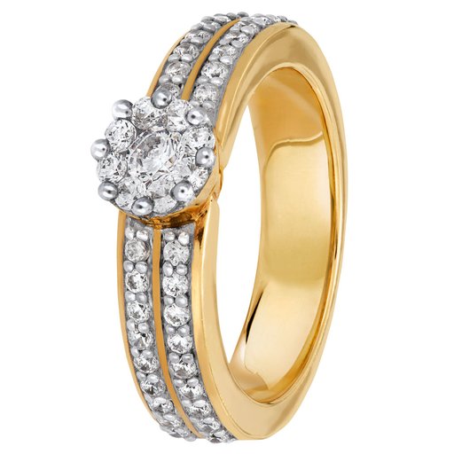 Story of Love Lisbon timanttisormus 0,57ct keltakulta