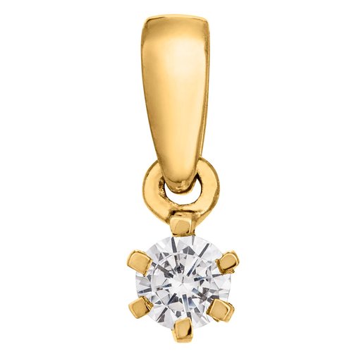 Story of Love Rome timanttiriipus 0,10ct 18K keltakulta