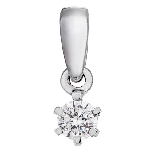 Story of Love Rome timanttiriipus 0,10ct 18K valkokulta