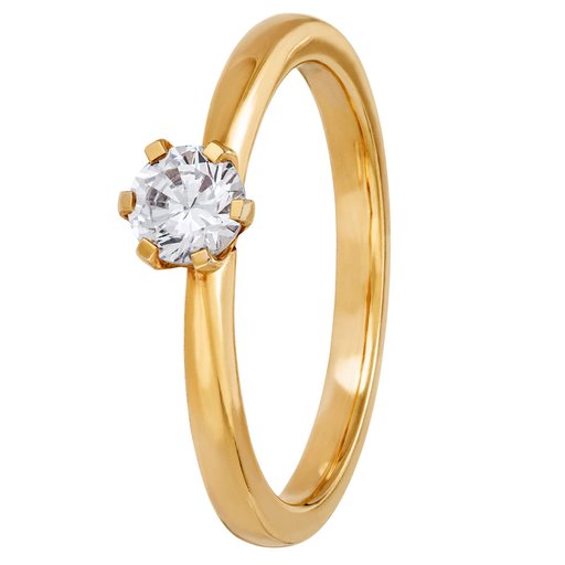 Story of Love Rome timanttisormus 0,40ct 18K keltakulta