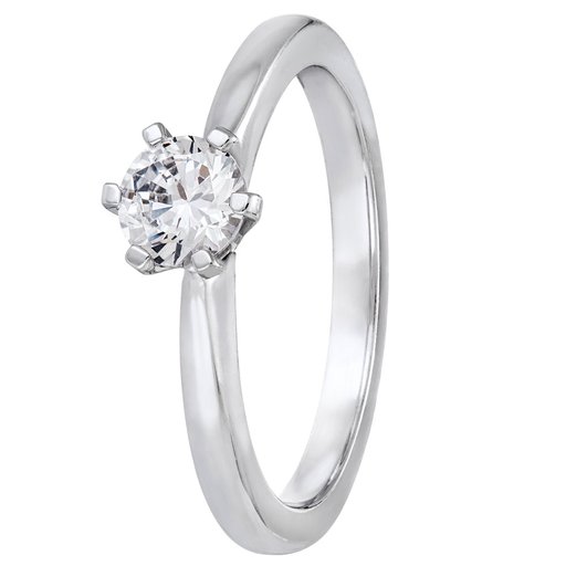 Story of Love Rome timanttisormus 18K  0,50ct valkokulta
