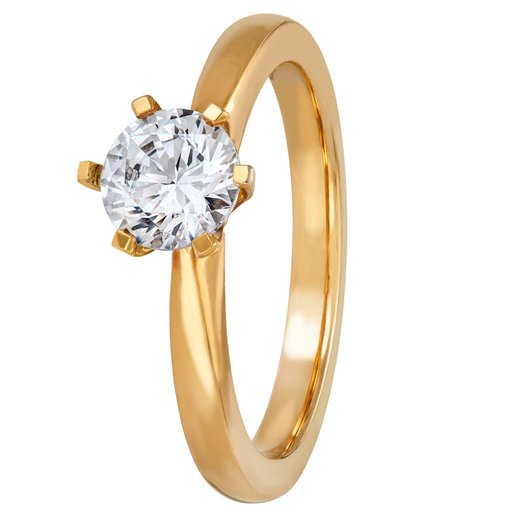 Story of Love Rome timanttisormus 0,75ct 18K keltakulta