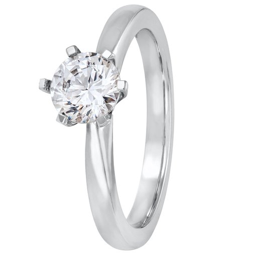 Story of Love Rome timanttisormus 0,75ct 18K valkokulta