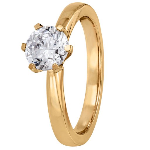 Story of Love Rome timanttisormus 1,00ct 18K keltakulta