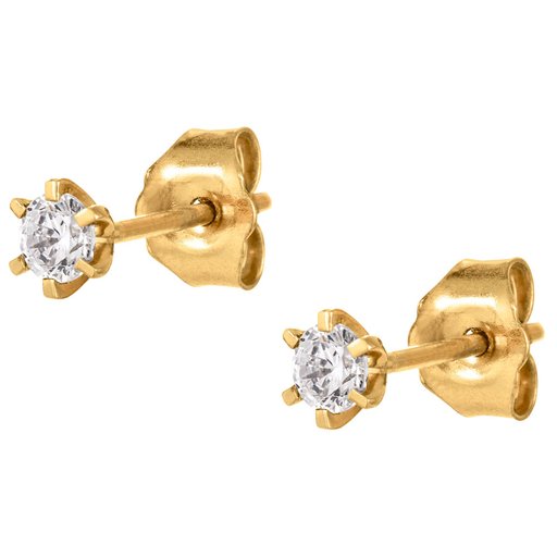 Story of Love Rome timanttikorvakorut yht. 0,25ct 18K keltakulta